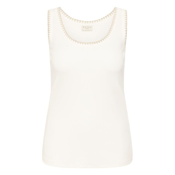 Kaffe Ccarina Tank Top Chalk