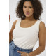 Kaffe Ccarina Tank Top Chalk