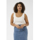 Kaffe Ccarina Tank Top Chalk