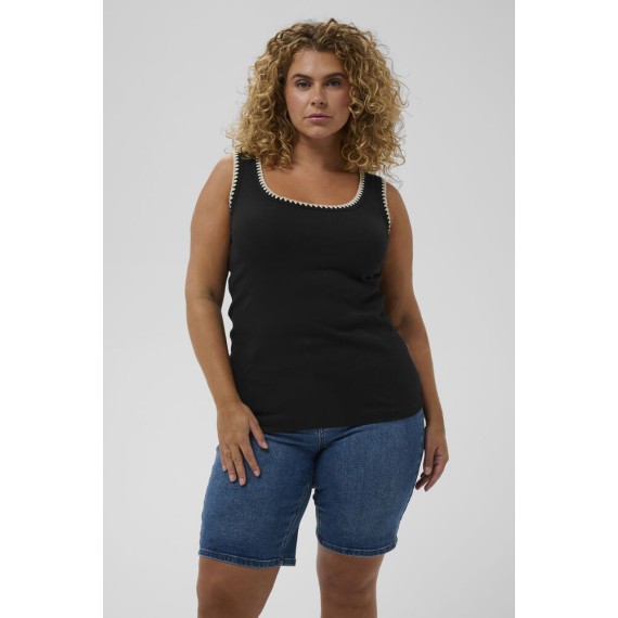 Kaffe Ccarina Tank Top Black