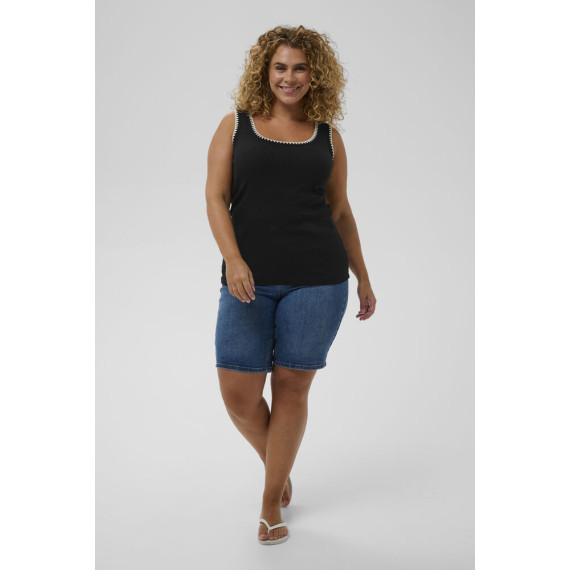 Kaffe Ccarina Tank Top Black