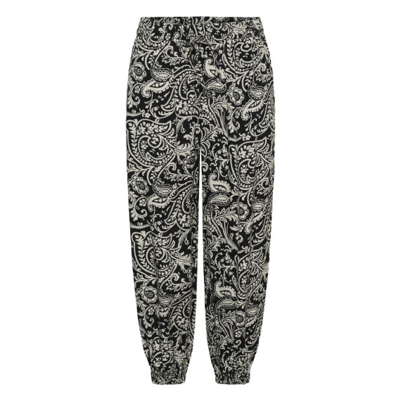 Kaffe Cberry Pants Black / Chalk Paisley