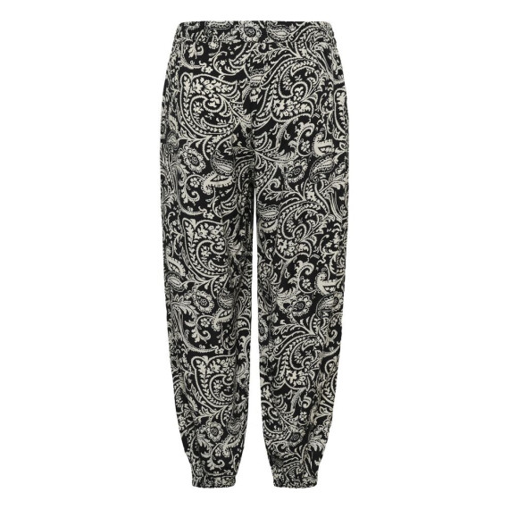 Kaffe Cberry Pants Black / Chalk Paisley
