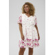 Kaffe Crosa Dress White Rose Border Flower