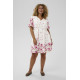 Kaffe Crosa Dress White Rose Border Flower