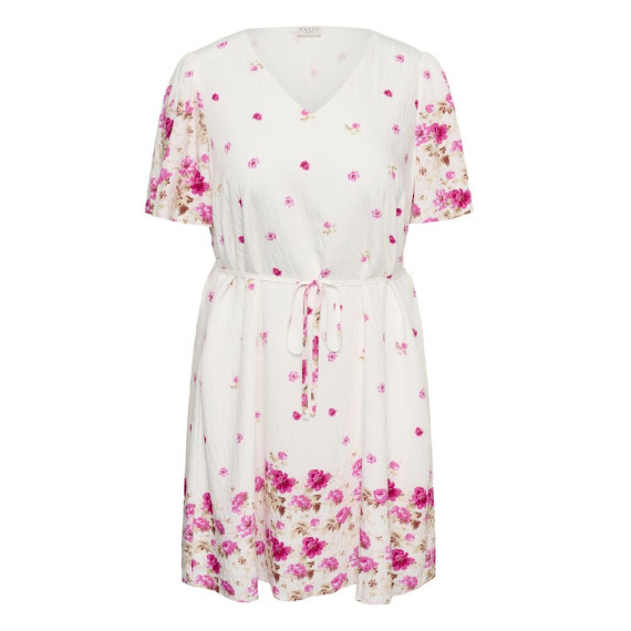 Kaffe Crosa Dress White Rose Border Flower