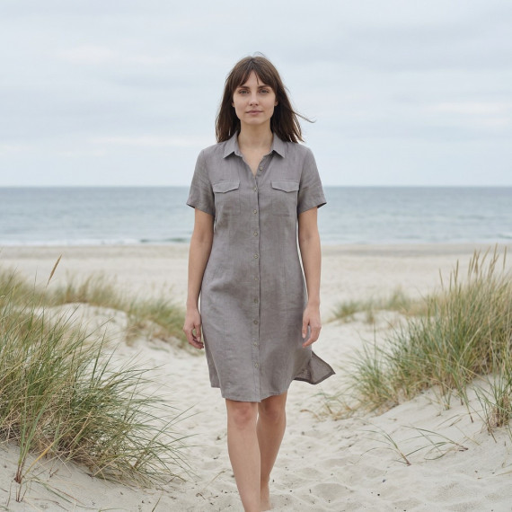 Lind Harriet Dr. Linen dusty