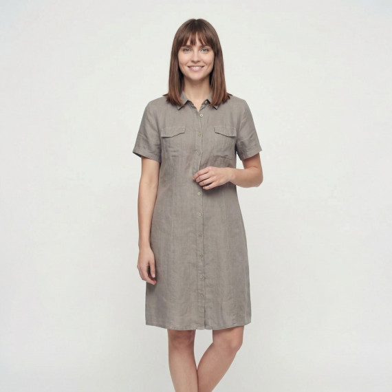 Lind Harriet Dr. Linen dusty