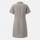 Lind Harriet Dr. Linen dusty