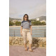 Kaffe Cleana Capri Pants Feather Grey