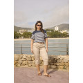Kaffe Cleana Capri Pants Feather Grey