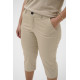 Kaffe Cleana Capri Pants Feather Grey