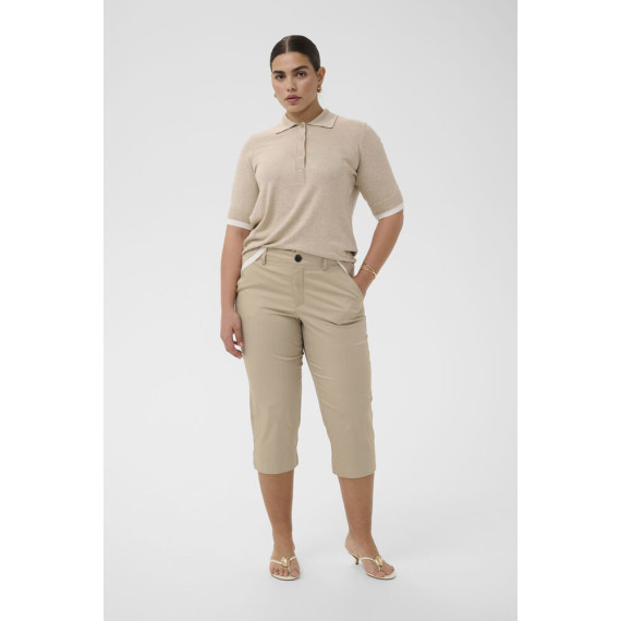 Kaffe Cleana Capri Pants Feather Grey