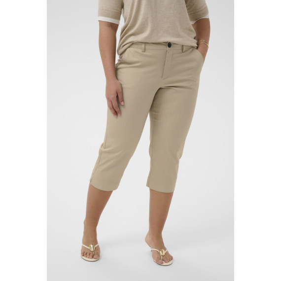 Kaffe Cleana Capri Pants Feather Grey