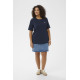 Kaffe Cart Tee Navy - Feather Heart
