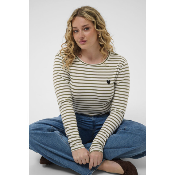 Kaffe Clia T-Shirt Chalk/Aloe