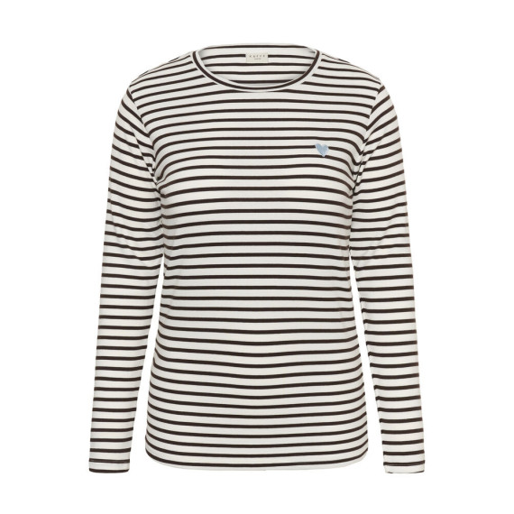 Kaffe Clia T-Shirt Chalk/Brown