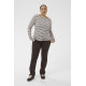 Kaffe Clia T-Shirt Chalk/Brown