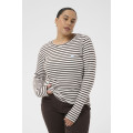 Kaffe Clia T-Shirt Chalk/Brown