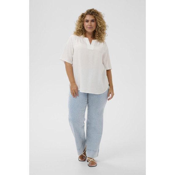 Kaffe Cmina Lace Blouse Chalk