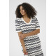 Kaffe Cania Knit Dress Chalk/Midnight