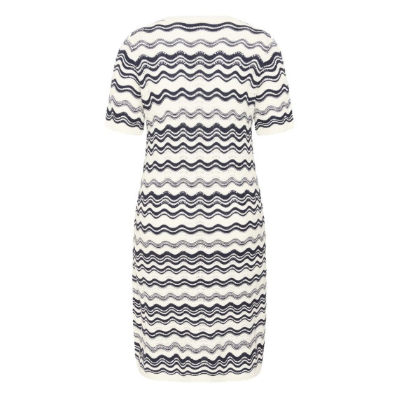 Kaffe Cania Knit Dress Chalk/Midnight