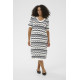 Kaffe Cania Knit Dress Chalk/Midnight