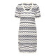 Kaffe Cania Knit Dress Chalk/Midnight