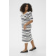 Kaffe Cania Knit Dress Chalk/Midnight