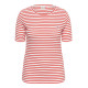 Kaffe Clia Flower T-shirt Poppy Red