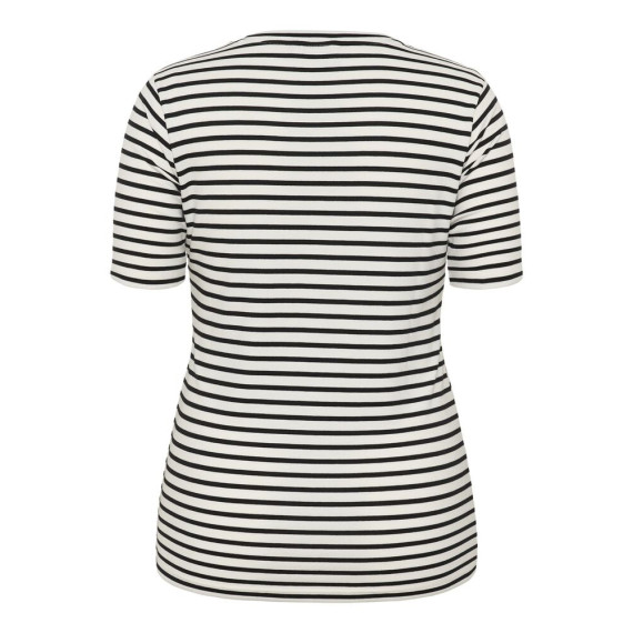 Kaffe Clia Flower T-shirt Chalk/Black
