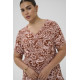 Kaffe Cami SS Blouse Henna/ Ballerina Paisley