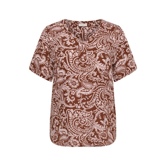 Kaffe Cami SS Blouse Henna/ Ballerina Paisley
