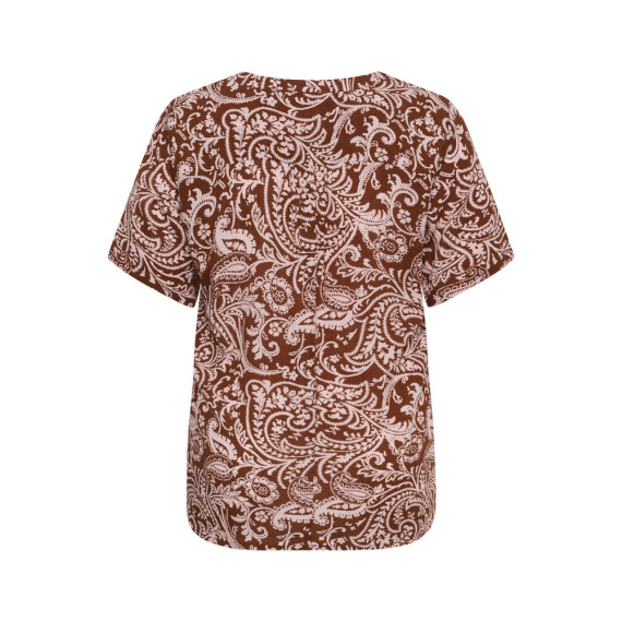Kaffe Cami SS Blouse Henna/ Ballerina Paisley