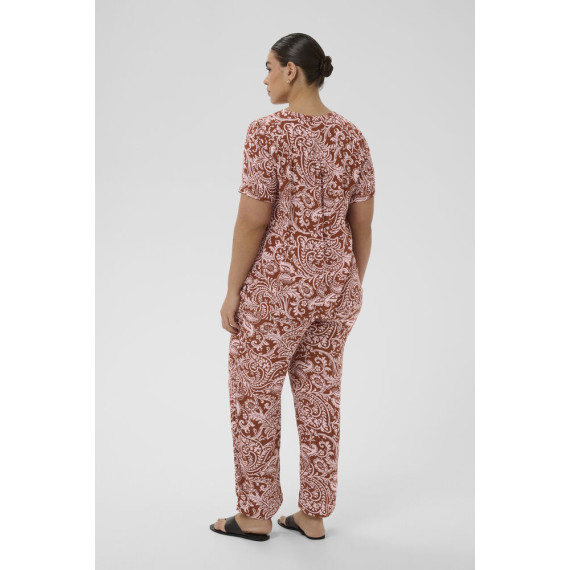 Kaffe Cami SS Blouse Henna/ Ballerina Paisley