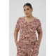 Kaffe Cami SS Blouse Henna/ Ballerina Paisley