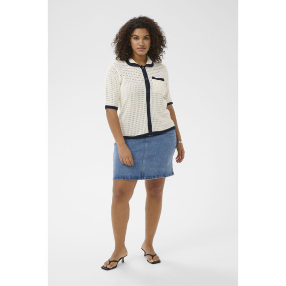 Kaffe Cbrianne Knit Cardigan Chalk
