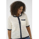 Kaffe Cbrianne Knit Cardigan Chalk