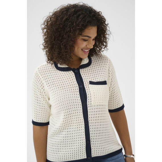 Kaffe Cbrianne Knit Cardigan Chalk