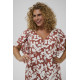 Kaffe Cevia Dress Henna/Chalk Flower