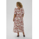Kaffe Cevia Dress Henna/Chalk Flower