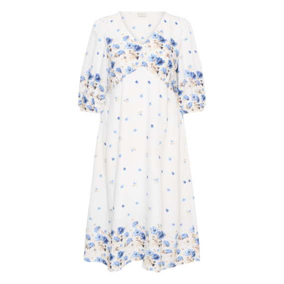 Kaffe Crosa Midi Dress Blue Tones