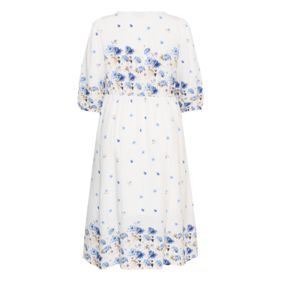 Kaffe Crosa Midi Dress Blue Tones