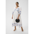 Kaffe Crosa Midi Dress Blue Tones