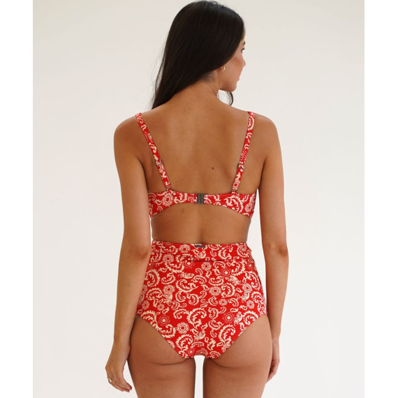 Moontide Wrap Top Imperial Fire F/G