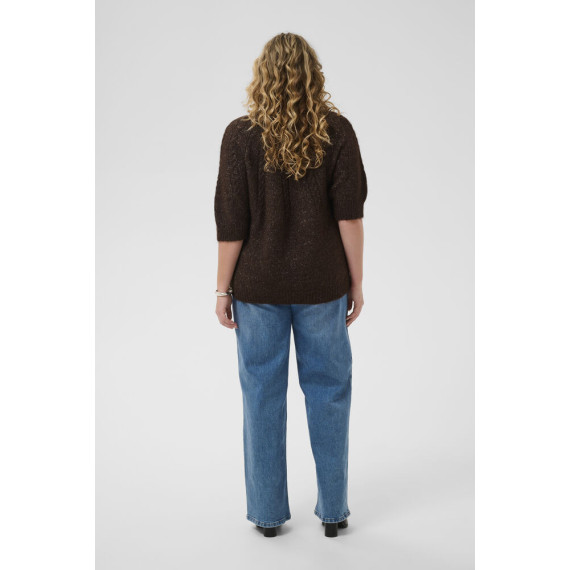 Kaffe Cciony Knit Cardigan Coffee Bean Mel