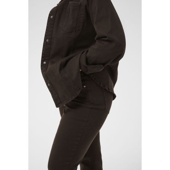 Kaffe Cbree Straight Full Lenght Jeans Coffee Bean