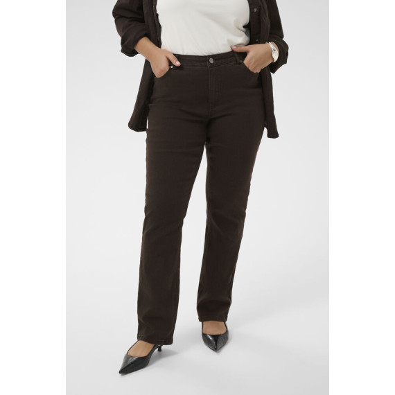 Kaffe Cbree Straight Full Lenght Jeans Coffee Bean