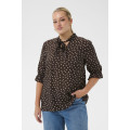 Kaffe Cditte Blouse Coffee Bean/Turtledove dots