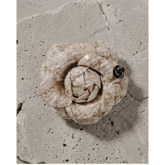 Dansk Copenhagen Tracey W Brooch Flower Sand